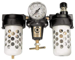 Coilhose Pneumatics - 3/4" NPT Port Heavy Duty 3 Piece Filter-Regulator-Lubricator FRL Unit - Metal Bowl, 125 Max psi, 9.875" High - Apex Tool & Supply