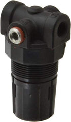 Coilhose Pneumatics - 1/8" Miniature Coil Hose Regulator without Gauge - 9 CFM, 1/8" Gauge Port, 0-125 Adjusting Pressure, 0-125 psi - Apex Tool & Supply