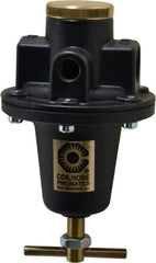 Coilhose Pneumatics - 1/2 NPT Port, 80 CFM, Cast Aluminum Heavy-Duty T-Handle Regulator - 0 to 125 psi Range, 250 Max psi Supply Pressure, 1/4" Gauge Port Thread, 4" Wide x 7" High - Apex Tool & Supply