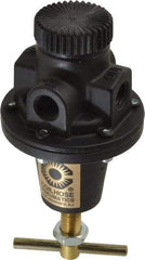 Coilhose Pneumatics - 1/4 NPT Port, 40 CFM, Cast Aluminum Heavy-Duty T-Handle Regulator - 0 to 125 psi Range, 250 Max psi Supply Pressure, 1/4" Gauge Port Thread, 3" Wide x 5-1/2" High - Apex Tool & Supply