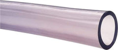 Made in USA - 1-1/2" ID x 2" OD, 1/4" Wall Thickness, Cut to Length (50' Standard Length) PVC Tube - Clear, 40 Max psi, 68 Shore A Hardness - Apex Tool & Supply