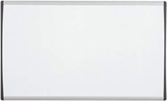 Quartet - 11" High x 14" Wide Enameled Steel Magnetic Marker Board - Aluminum Frame, 1-1/2" Deep, Includes Mounting Kit - Apex Tool & Supply