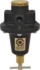 Coilhose Pneumatics - 1/2 NPT Port, 80 CFM, Cast Aluminum Tamper Proof Heavy-Duty T-Handle Regulator - 0 to 125 psi Range, 250 Max psi Supply Pressure, 1/4" Gauge Port Thread, 4" Wide x 7" High - Apex Tool & Supply