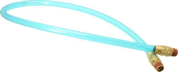 Coilhose Pneumatics - 3/8" ID 3' Long Lead-In Whip Hose - MNPT Swivel x MNPT Swivel Ends, 140 Working psi, -20 to 165°F, 3/8" Fitting, - Apex Tool & Supply