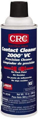CRC - 13 Ounce Aerosol Contact Cleaner - 30,800 Volt Dielectric Strength, Nonflammable, Food Grade, Plastic Safe - Apex Tool & Supply