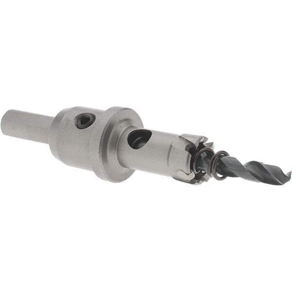 Value Collection - 5/8" Diam, 1" Cutting Depth, Hole Saw - Carbide-Tipped Saw - Apex Tool & Supply