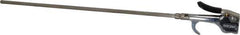 Coilhose Pneumatics - Safety Extension Tube Thumb Lever Blow Gun - 1/4 NPT, 16" Tube Length - Apex Tool & Supply