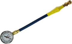 Coilhose Pneumatics - 0 to 60 psi Dial Ball Tire Pressure Gauge - 7' Hose Length - Apex Tool & Supply