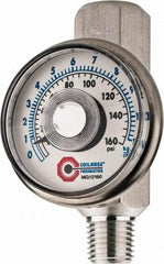 Coilhose Pneumatics - 1/4" Outlet, 160 Max psi, Inline Filters, Regulators & Lubricators - Flow Regulator with Gauge - Apex Tool & Supply