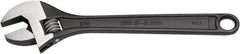 SK - 1-1/8" Jaw Capacity, 10" Standard Adjustable Wrench - Steel, Black Finish, 10" OAL - Apex Tool & Supply