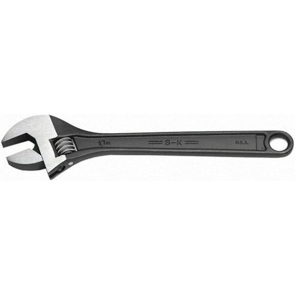 SK - Adjustable Wrench - Black Oxide Finish - Apex Tool & Supply