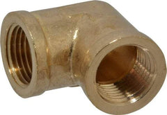 Cerro - 3/8 Female Thread, Brass Industrial Pipe 90° Female Elbow - FNPTF, 1,200 psi - Apex Tool & Supply