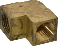 Cerro - 1/2 Female Thread, Brass Industrial Pipe 90° Female Elbow - FNPTF, 1,200 psi - Apex Tool & Supply