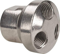 Coilhose Pneumatics - 3/8" ID, Air Hose Manifold - Aluminum - Apex Tool & Supply