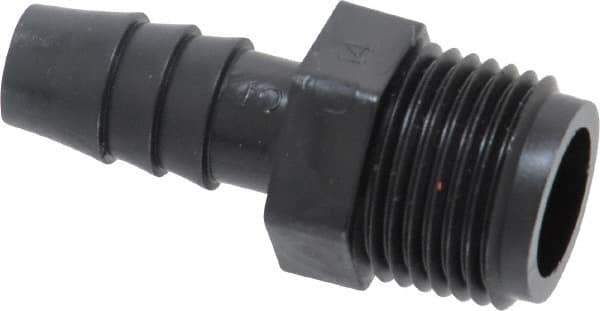 NewAge Industries - 3/8" Barb, 3/8 NPT, Multiple Barbed Tube Connector - Polyethylene, Male - Apex Tool & Supply