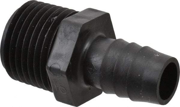 NewAge Industries - 1/2" Barb, 1/2 NPT, Multiple Barbed Tube Connector - Polyethylene, Male - Apex Tool & Supply