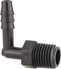 NewAge Industries - 1/4" Barb, 1/4 NPT, Multiple Barbed Tube Elbow - Polyethylene, Male - Apex Tool & Supply