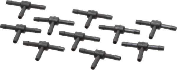 NewAge Industries - 1/8" Barb, Multiple Barbed Tube Union Tee - Polyethylene - Apex Tool & Supply
