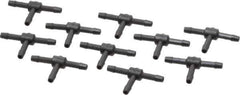 NewAge Industries - 1/8" Barb, Multiple Barbed Tube Union Tee - Polyethylene - Apex Tool & Supply