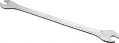 Facom - 6mm x 7mm Standard Extra Thin Open End Wrench - 5-53/64" OAL, Double End, Satin Finish, 15° Head Angle - Apex Tool & Supply