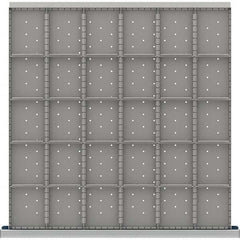 LISTA - 30-Compartment Drawer Divider Layout for 3.15" High Drawers - Apex Tool & Supply