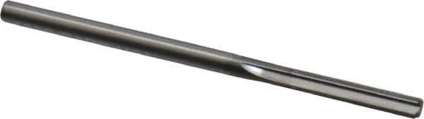 Hertel - 0.128" Solid Carbide 4 Flute Chucking Reamer - Straight Flute, 0.128" Straight Shank, 5/8" Flute Length, 2-1/4" OAL - Apex Tool & Supply