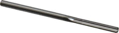Hertel - 0.128" Solid Carbide 4 Flute Chucking Reamer - Straight Flute, 0.128" Straight Shank, 5/8" Flute Length, 2-1/4" OAL - Apex Tool & Supply