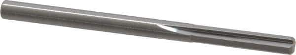 Hertel - 3/16" Solid Carbide 4 Flute Chucking Reamer - Straight Flute, 0.182" Straight Shank, 7/8" Flute Length, 2-3/4" OAL - Apex Tool & Supply