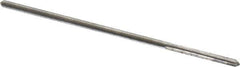 Hertel - 0.045" Solid Carbide 4 Flute Chucking Reamer - Straight Flute, 0.045" Straight Shank, 3/8" Flute Length, 1-1/2" OAL - Apex Tool & Supply