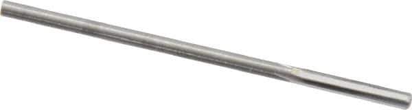 Hertel - 0.085" Solid Carbide 4 Flute Chucking Reamer - Straight Flute, 0.085" Straight Shank, 1/2" Flute Length, 2" OAL - Apex Tool & Supply