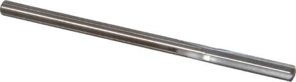 Hertel - 1/8" Solid Carbide 4 Flute Chucking Reamer - Straight Flute, 1/8" Straight Shank, 5/8" Flute Length, 2-1/4" OAL - Apex Tool & Supply