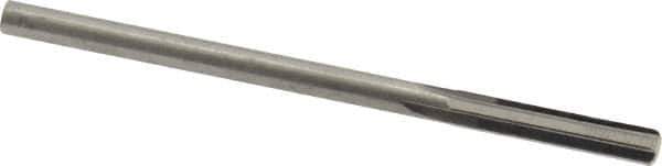 Hertel - 0.139" Solid Carbide 4 Flute Chucking Reamer - Straight Flute, 0.139" Straight Shank, 3/4" Flute Length, 2-1/2" OAL - Apex Tool & Supply
