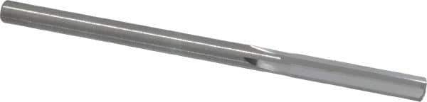 Hertel - 0.142" Solid Carbide 4 Flute Chucking Reamer - Straight Flute, 0.142" Straight Shank, 3/4" Flute Length, 2-1/2" OAL - Apex Tool & Supply