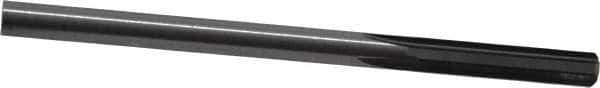 Hertel - 0.158" Solid Carbide 4 Flute Chucking Reamer - Straight Flute, 0.158" Straight Shank, 3/4" Flute Length, 2-1/2" OAL - Apex Tool & Supply