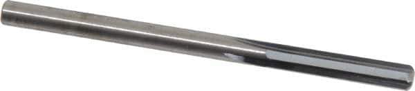Hertel - 0.195" Solid Carbide 4 Flute Chucking Reamer - Straight Flute, 0.195" Straight Shank, 1" Flute Length, 3" OAL - Apex Tool & Supply
