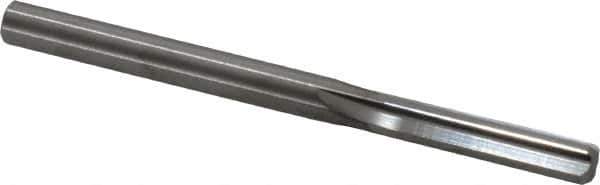 Hertel - 0.23" Solid Carbide 4 Flute Chucking Reamer - Straight Flute, 0.23" Straight Shank, 1" Flute Length, 3" OAL - Apex Tool & Supply