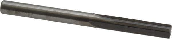 Hertel - 1/4" Solid Carbide 4 Flute Chucking Reamer - Straight Flute, 1/4" Straight Shank, 1" Flute Length, 3" OAL - Apex Tool & Supply