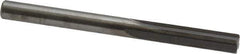 Hertel - 1/4" Solid Carbide 4 Flute Chucking Reamer - Straight Flute, 1/4" Straight Shank, 1" Flute Length, 3" OAL - Apex Tool & Supply