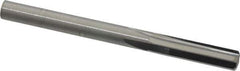 Hertel - 1/4" Solid Carbide 4 Flute Chucking Reamer - Straight Flute, 1/4" Straight Shank, 1" Flute Length, 3" OAL - Apex Tool & Supply