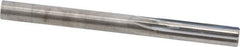 Hertel - 0.255" Solid Carbide 4 Flute Chucking Reamer - Straight Flute, 0.255" Straight Shank, 1" Flute Length, 3" OAL - Apex Tool & Supply