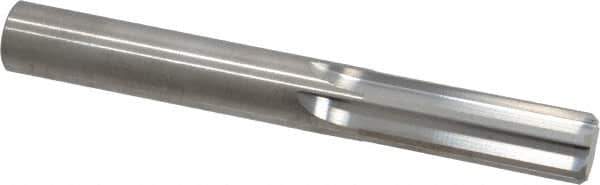 Hertel - 1/2" Solid Carbide 6 Flute Chucking Reamer - Straight Flute, 0.47" Straight Shank, 1-1/2" Flute Length, 4" OAL - Apex Tool & Supply