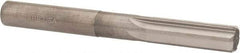 Hertel - 7/16" Solid Carbide 6 Flute Chucking Reamer - Straight Flute, Straight Shank, 1-3/8" Flute Length, 4" OAL - Apex Tool & Supply