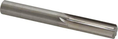 Hertel - 1/2" Solid Carbide 6 Flute Chucking Reamer - Straight Flute, Straight Shank, 1-1/2" Flute Length, 4" OAL - Apex Tool & Supply