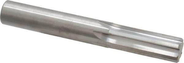 Hertel - 9/16" Solid Carbide Chucking Reamer - Straight Flute, Straight Shank, 1-1/2" Flute Length, 4" OAL - Apex Tool & Supply