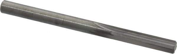 Hertel - #1 Solid Carbide 4 Flute Chucking Reamer - Straight Flute, Straight Shank, 1" Flute Length, 3" OAL - Apex Tool & Supply