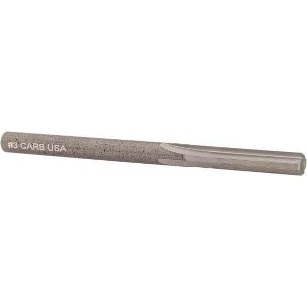 Hertel - #3 Solid Carbide 4 Flute Chucking Reamer - Apex Tool & Supply