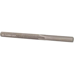 Hertel - #3 Solid Carbide 4 Flute Chucking Reamer - Apex Tool & Supply