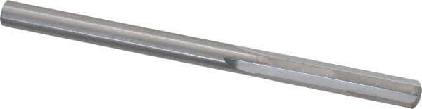 Hertel - #9 Solid Carbide 4 Flute Chucking Reamer - Straight Flute, Straight Shank, 1" Flute Length, 3" OAL - Apex Tool & Supply