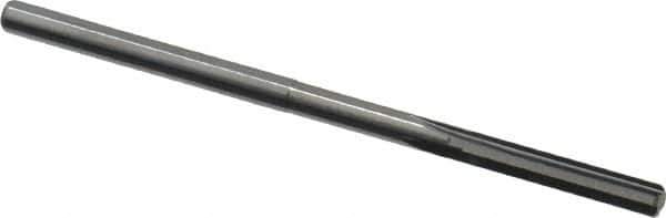 Hertel - #34 Solid Carbide 4 Flute Chucking Reamer - Straight Flute, Straight Shank, 5/8" Flute Length, 2-1/4" OAL - Apex Tool & Supply