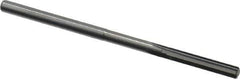 Hertel - #34 Solid Carbide 4 Flute Chucking Reamer - Straight Flute, Straight Shank, 5/8" Flute Length, 2-1/4" OAL - Apex Tool & Supply